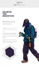 Nothomme Three-Proof Hiking Hard Shell Jacket Outdoor Gear