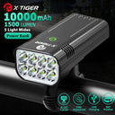 X-Tiger Bike Light Headlight Bicycle Lamp With Power Bank