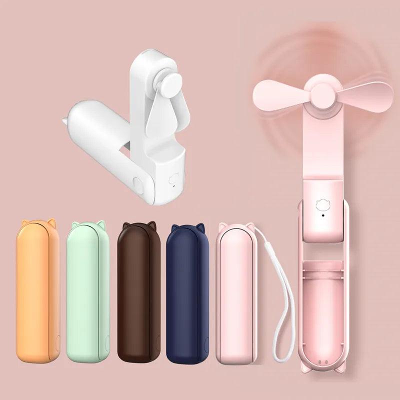 Handheld Mini Fan: Three-Speed Portable Cooling - Summer Essential  ourlum.com   