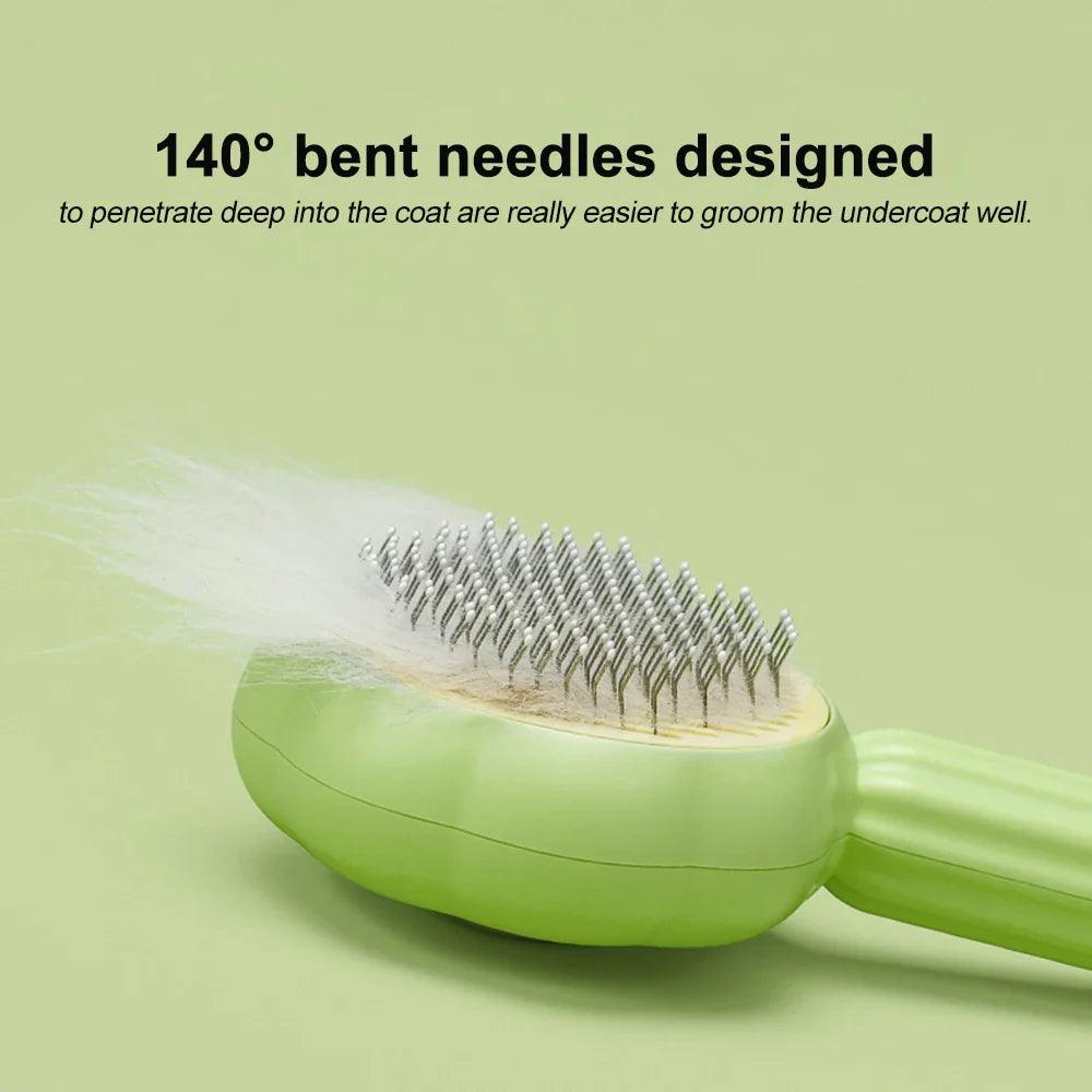 Hamburger Cat Brush Comb: Ultimate Cat Grooming Tool for Hairball and Loose Hair  ourlum.com   