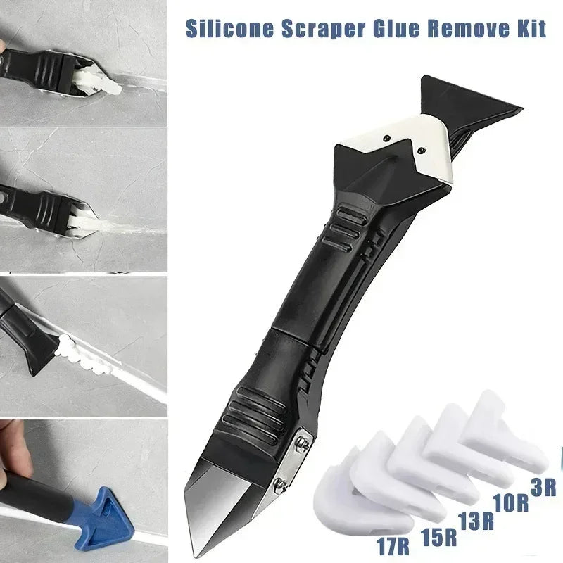 5 In 1 Silicone Scraper Sealant Smooth Remover Tool Set