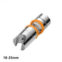 Adjustable Chrome Shower Head Holder Bracket for Easy Shower Experience  ourlum.com orange 18-25mm  