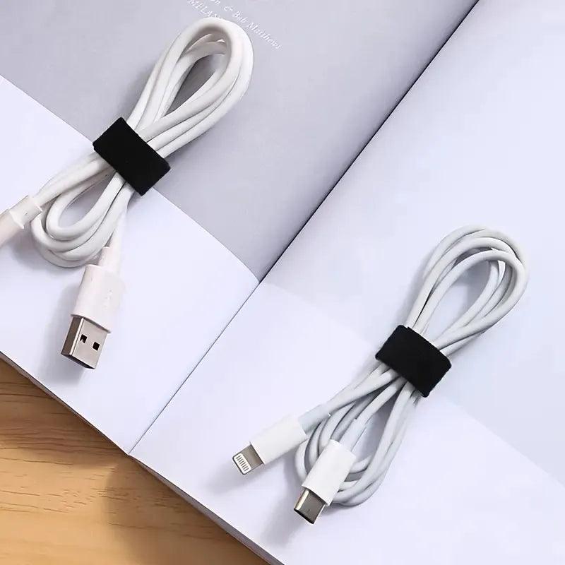 5m Reusable Self Adhesive Cable Tie Straps for DIY Cable Organization  ourlum.com   