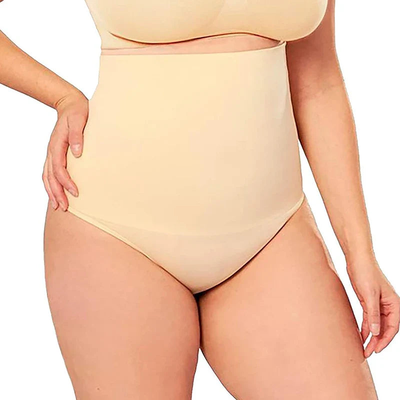 Plus Size High Waisted Tummy Control Thong Shapewear for Every Occasion