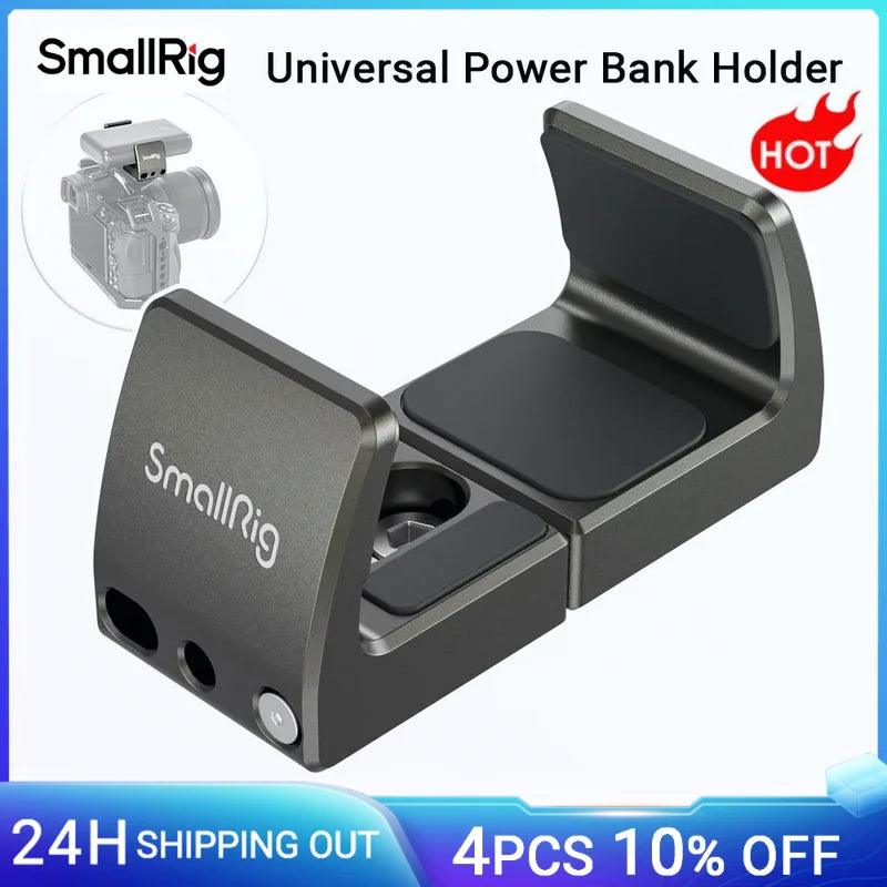 SmallRig Universal Power Bank Holder For iPhone 14 DSLR for Sony Camera Mobile Phone Power Bank Clamp Video Shooting Support Rig  ourlum.com   