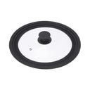 Tempered Glass Pot Lid with Silicone Handle 16-32cm Cover