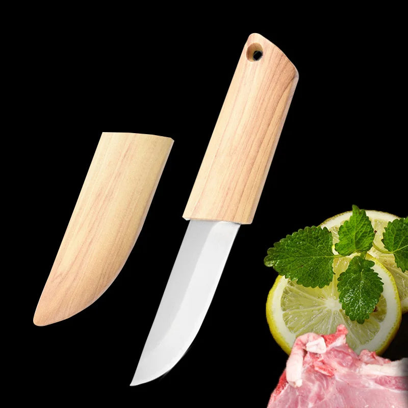 Versatile Stainless Steel Kitchen Utility Knife for Fish Fruits Steak and Barbecue