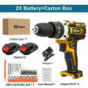 88VF Cordless Drill Electric Screwdriver Electric Impact Drill Mini Wireless Power Driver DC Lithium-Ion Battery Power Tools  ourlum.com 2 Battery Type 5 GERMANY 