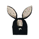 Cute Rabbit Ears Pet Knitted Hat for Autumn Winter Warm