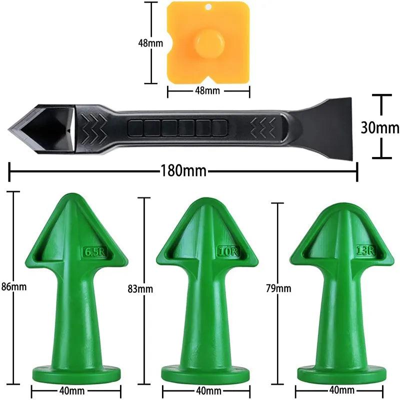 Caulking Nozzle & Spatula Tool Set for Efficient DIY Projects  ourlum.com   