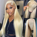 Blonde HD Lace Front Wig - Luxurious Brazilian Hair Style