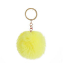 Cute Animal Keychains with Fluffy Fur Ball Bag Pendant