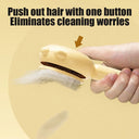 Pet Grooming Brush: Skin-friendly Massage Needles, Upgraded Cat Care  ourlum.com   