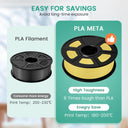 SUNLU PLA Meta Filament 2kg For Fast 3D Printing Quality