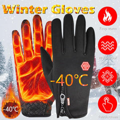 Winter Adventure Gloves: Waterproof Touchscreen Design & Warm Insulation