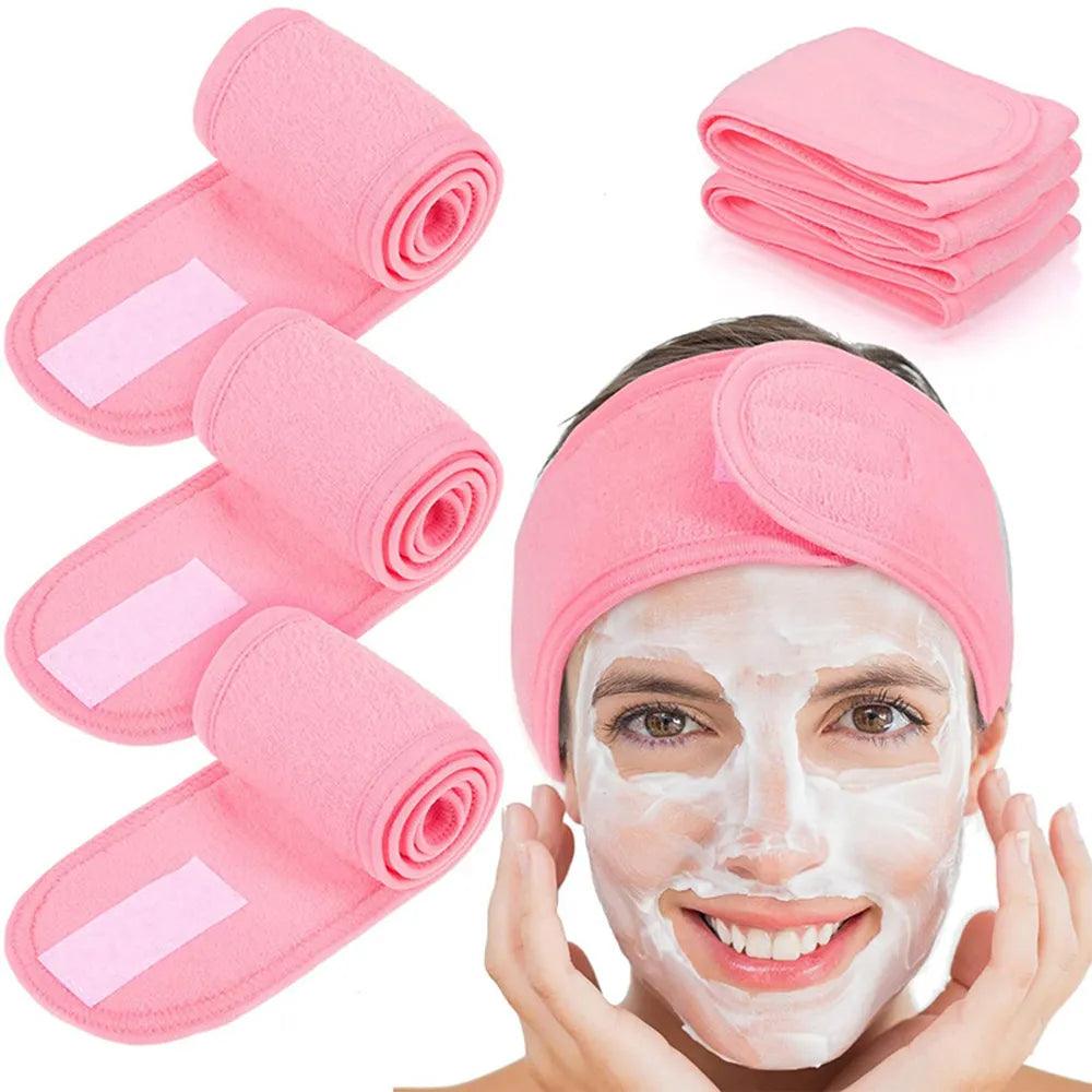 Adjustable Women's SPA Beauty Headband for Face Washing & Makeup  ourlum.com   