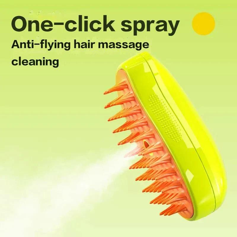 Cat Electric Steam Spray Water Kitten Pet Hair Grooming Comb  ourlum.com   