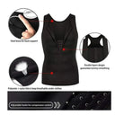 Men's Sauna Vest Shapewear with Adjustable Clip for Slimming