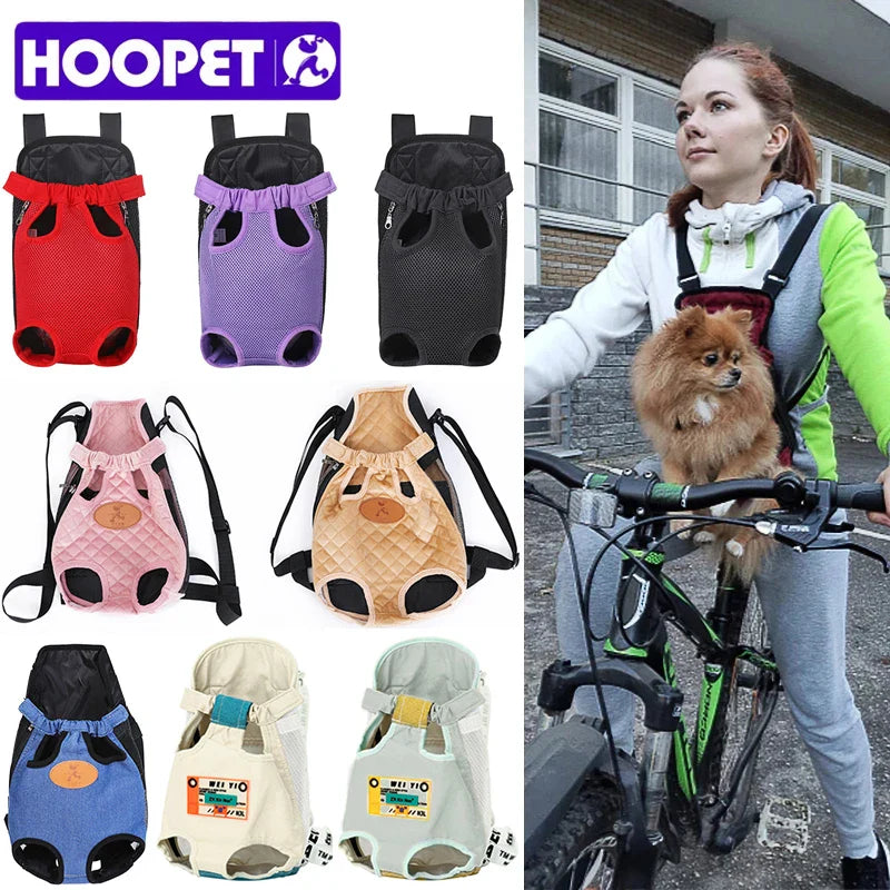 HOOPET Dog Carrier Backpack: Stylish Breathable Travel Bag for Small Pets  ourlum.com   