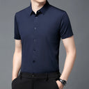 Men's Ultra Stretch Short Sleeve Shirt Business Casual Wear