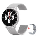 Bluetooth Call Smartwatch with Customizable 360*360 Dial and Fitness Tracker - G35 by OurLum  OurLum.com White Milan With Retail Box 