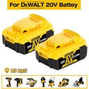 High-Capacity DCB200 20V Lithium Battery for DeWalt Tools