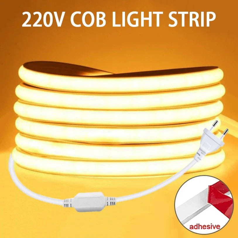 LED Ribbon High Brightness Waterproof COB Strip: Flexible Lighting Solution  ourlum.com   