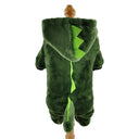 Cozy Plush Winter Pet Jacket for Small Dogs and Cats  ourlum.com Green 1 XS 