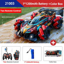 WLtoys F1 Drift RC Car: LED Lights, Music, Gesture Control, Stunt Car, Electric Children Toys  ourlum.com 21003-Two Remote-1B  