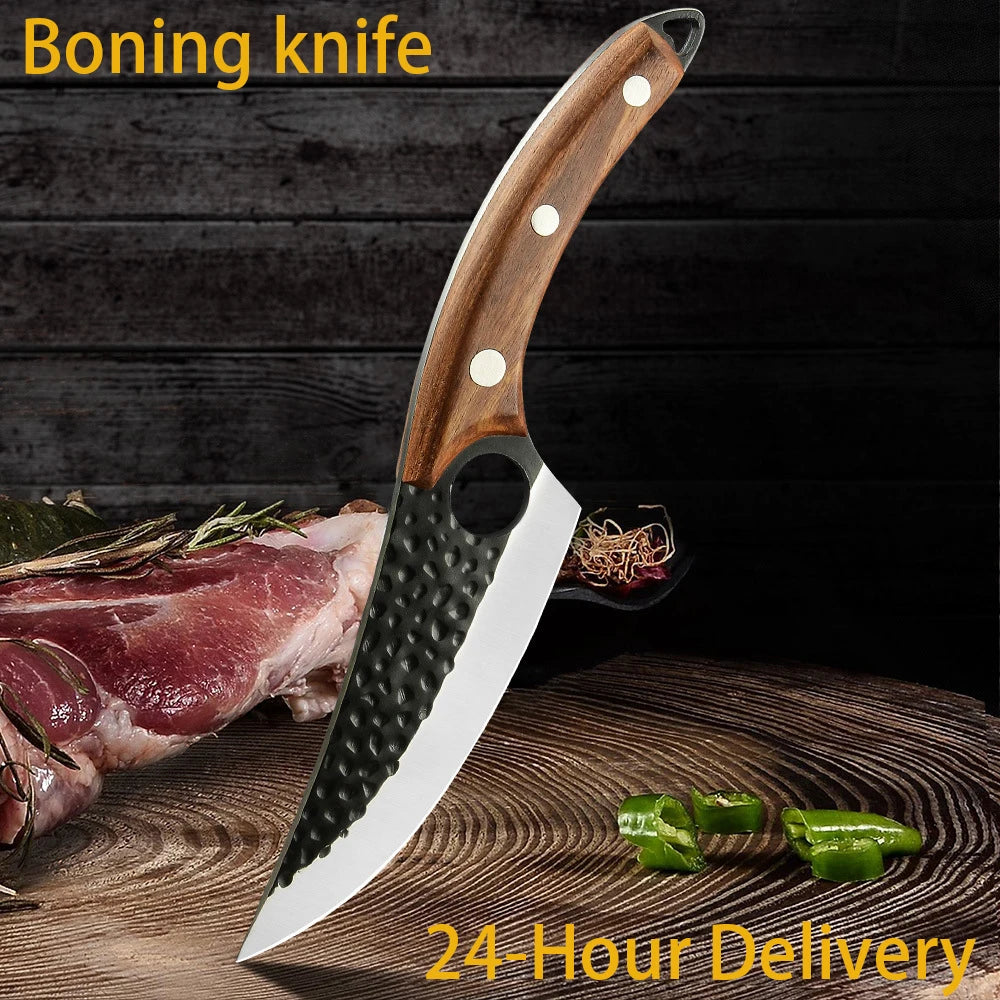 Professional 6-Inch Handmade Forged Boning Knife Set