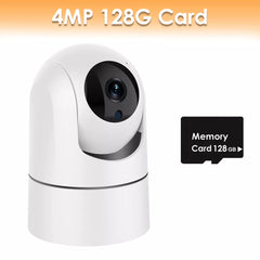 2K 4MP AI Baby Monitor with Night Vision & Smart Tracking - Home Security Camera