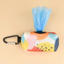 Abstract Designer Print Pet Poop Bag Dispenser: Stylish Holder & Leash Attachment  ourlum.com   