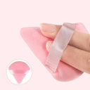 Velvet Triangle Makeup Sponge for Flawless On-the-Go Looks