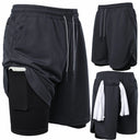 Summer Shorts For Mens Sports Sweatpants 2 In 1 Quick Dry