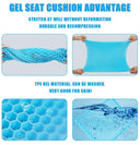 Cooling Gel Seat Cushion for Office and Car Breathable