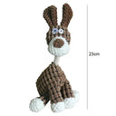 Donkey Corduroy Chew Toy Interactive Squeaker Plush Toy