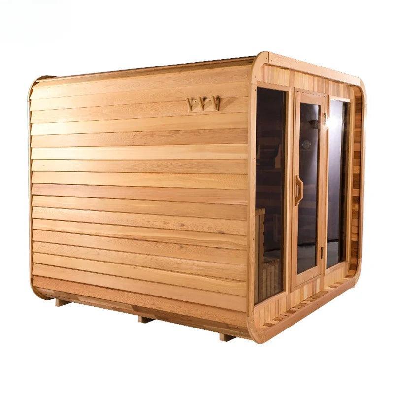 Luxury Outdoor Waterproof Steam Sauna for Home Relaxation  ourlum.com A 2000Wx1800Dx2100H  