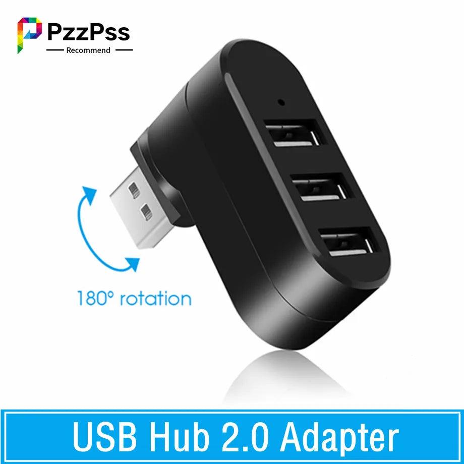 PzzPss USB Hub Adapter: Enhance Connectivity with High-Speed Data Transfer  ourlum.com   