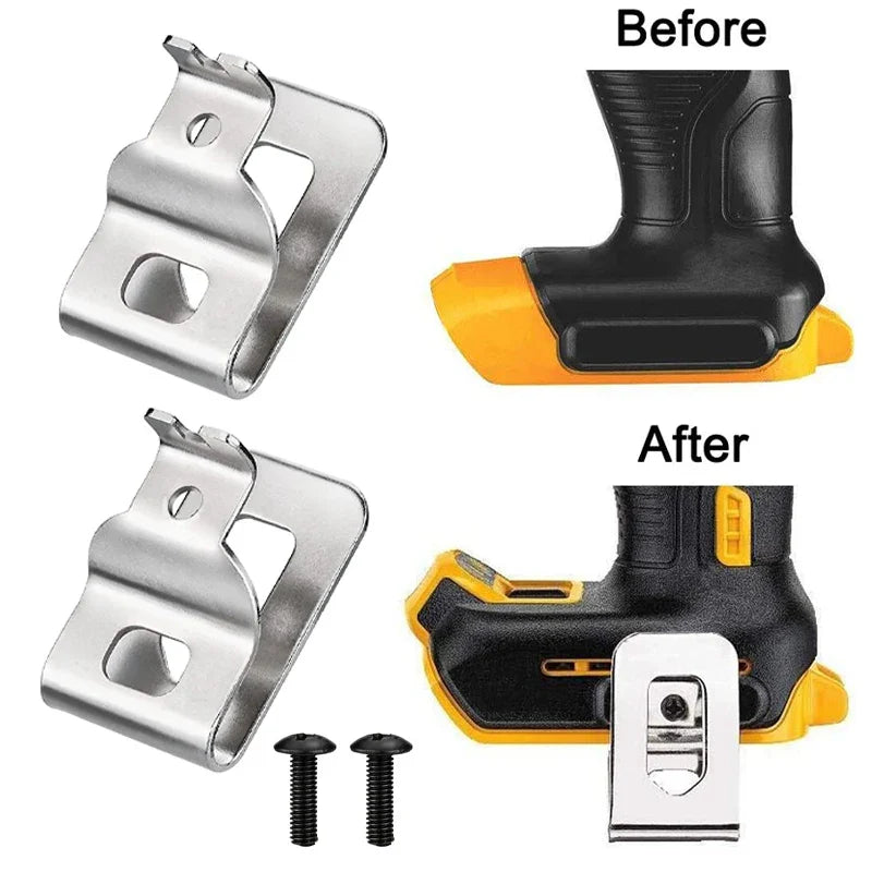 Durable Electric Drill Belt Hook for Makita, Bosch, Dewalt & More - Tool Clip Holder