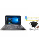 With Bluetooth Keyboard Case 10.1'' NX16A Windows 10 Netbook Quad Core 1GB RAM 32GB ROM Dual Cameras 1280*800IPS WIFI Tablets PC  ourlum.com add pic show 1GB  32GB Silver 