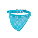 Adjustable Pet Scarf Bandana Collar for Small Dogs & Kittens  ourlum.com sky blue neck 20-28cm 