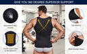 Men's Slimming Compression Tank Top for Workout Support