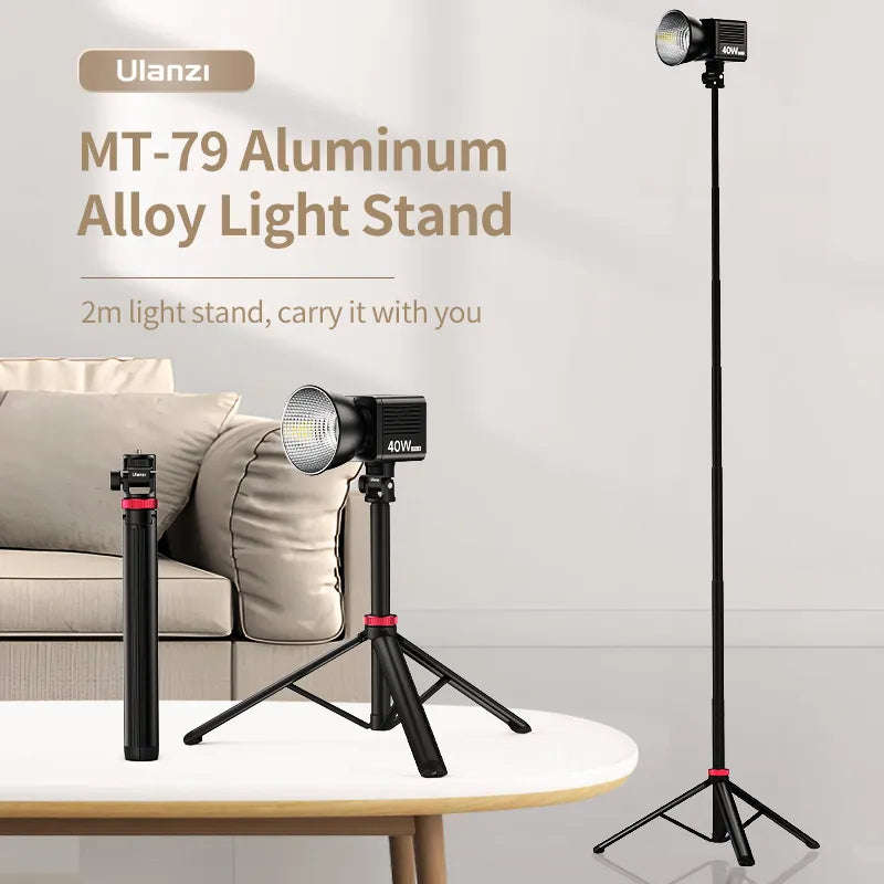 Ulanzi MT-79 Professional Extendable Tripod for DSLR Cameras and Smartphones  ourlum.com   