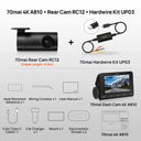 70mai A810 4K Dash Cam: Enhanced Safety and Security Solution  ourlum.com n Rear n HW UP03 Poland No TF Card