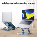 Laptop Stand with Computer Cooling Fan for MacBook and Tablets