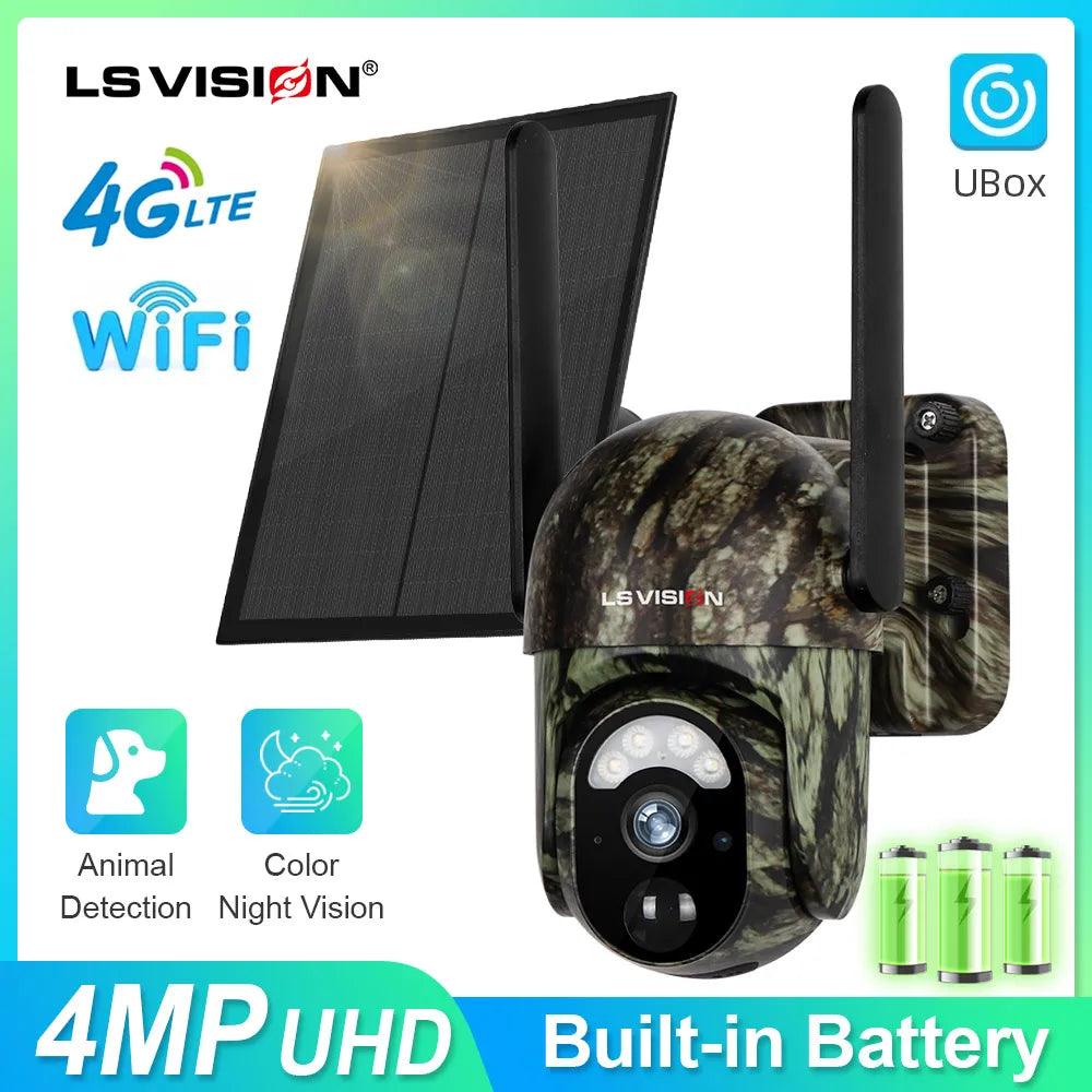 LS VISION Solar Security Camera: Advanced Protection with Color Night Vision  ourlum.com   