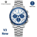 PAGANI DESIGN Luxury Chronograph Watch Stylish Moonphase Timepiece