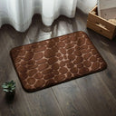 Absorbent Shower Bath Mat: Ultimate Water Absorption & Anti-Slip Safety  ourlum.com E-Brown 40x60cm 