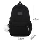 Trendy Waterproof College Backpack for Women High Capacity