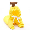 Cute Fruit Dog Hoodies: Warm Fleece Clothing for Small Dogs  ourlum.com Yellow XS 